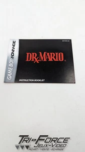 Dr Mario Gameboy Advance Instructions Manual / Booklet ONLY - Imagen 1 de 1