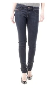 DIESEL Women’s Livier Super Slim Jegging Trouser – Dark Blue / 25 - Picture 1 of 11