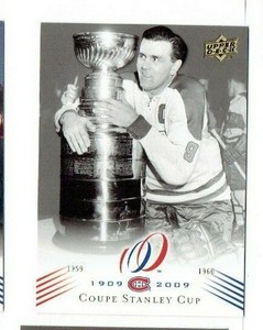 2008-09 Upper Deck Montreal Canadiens Centennial Hockey Card 188 Maurice Richard