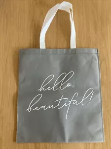 Davids Bridal Cloth Swag Bag Gray 15x14 - Picture 1 of 2