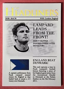 2023/24 Futera Unique Football 1 Di 1 FRANK LAMPARD THE HEADLINERS #HL19 - Foto 1 di 2