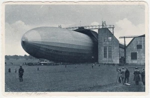 AIRSHIP 1907 ALEMANIA Globo GRAF ZEPELIN en Hangar Town FRIEDRICHSHAFEN PC - Imagen 1 de 2