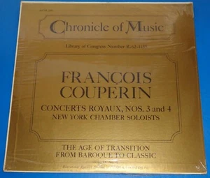 New York Chamber Soloists COUPERIN Concerts Royaux 3 & 4 - Decca DCM 3203 SEALED - Foto 1 di 2