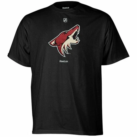 Arizona Coyotes Men's Reebok Primary Logo Tee Shirt Cover