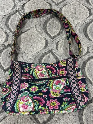 Vera Bradley Petal Paisley Large Crossbody Bag Handbag Cargo Sling - Image 1 of 4