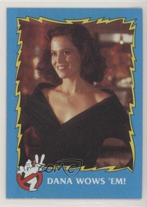 1989 Topps Ghostbusters II Sigourney Weaver Dana Wows 'Em! #54 0l4h