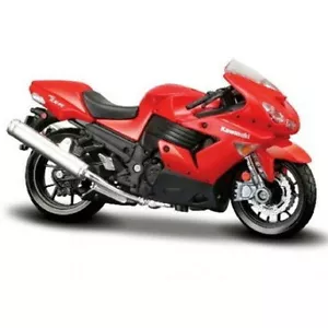 MAISTO 1:18 Kawasaki Ninja ZX 14R Red MOTORCYCLE BIKE DIECAST MODEL NEW IN BOX - Picture 1 of 1