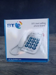 BT Big Button 200 Corded Phone with Handsfree Speaker never used - Zdjęcie 1 z 4