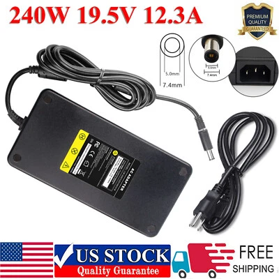 240W Adapter Charger for Dell Alienware M17 R1 R2 R3 R4 R5 M17X R2 R3 M6400 M650 - Image 1 of 4