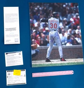KEN GRIFFEY JR. HOF Signed Autograph 16x20 Color Photo Reds UDA π COA - Picture 1 of 9