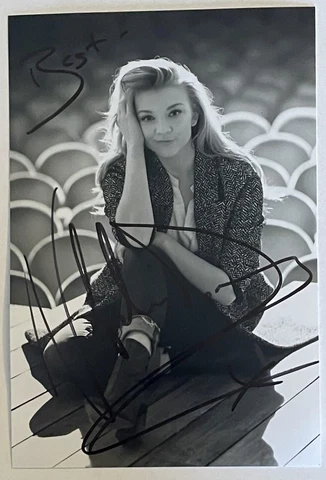 NATALIE DORMER, 100% AUTHENTIC AUTOGRAPHED PHOTO, BEAUTIFUL ACTRESS ! Cover