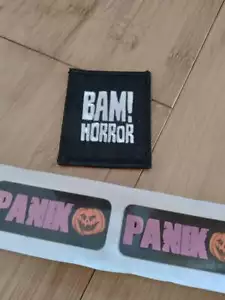 Bam! Parche de hierro bordado de terror - Imagen 1 de 2