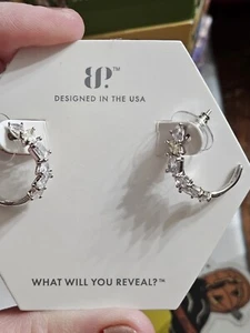 Bomb Party Earrings Totally Yours Lemon Cz On Rhodium Rbp5932 - Picture 1 of 4