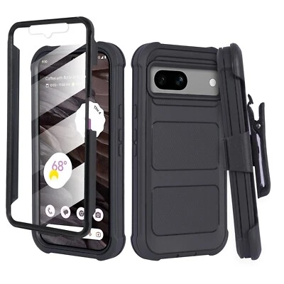THOUSAND GEAR For Google Pixel 8a Built in screen protector belt clip holster phone case