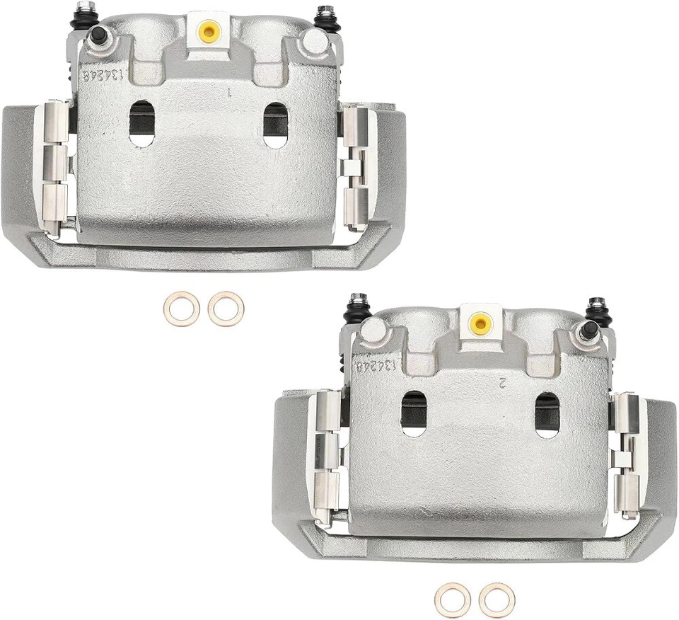 2Pcs Front Disc Brake Caliper for 2006 - 2008 Dodge Ram 1500 2500 3500 - Image 1 of 4