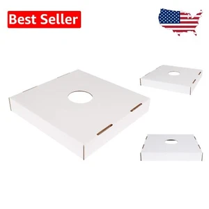 10-Pack Corrugated Trash Can Lids for 40/50 Gallon Bins - Reusable & Disposable - Picture 1 of 9