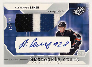 2003-04 SPx #216 Alexander Semin Washington Capitals RC #891/925