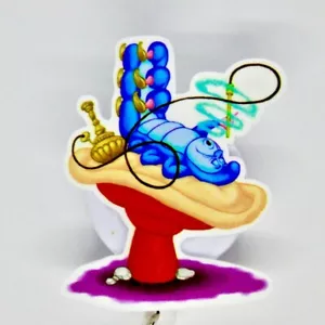 Absolem Caterpillar Alice Wonderland Disney Badge Reel ID Holder Nurse Teacher - Picture 1 of 2