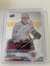 2018-19 Upper Deck CHL SILVER FOIL Nick Suzuki #98 Montreal Canadiens Owen Sound