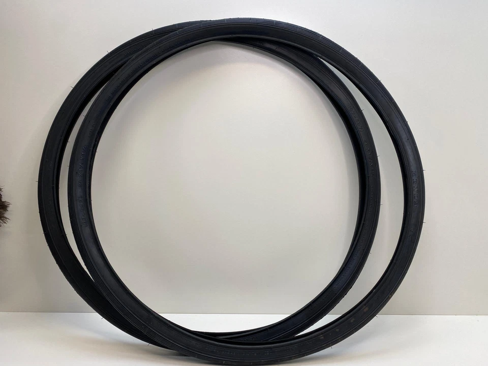 1 PAIR 26 x 1-3/8"-1-1/4" bicycle Schwinn BREEZE pattern TIRES S5 S6 BLACK WALL - Image 1 of 4