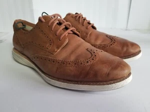 Cole Haan Men's GrandEvølution Wingtip Oxford British Tan Style 12 M C26930 - Picture 1 of 14