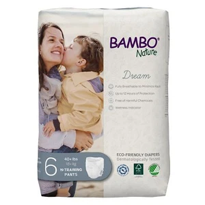 Bambo Nature Dream Toddler Toddler Training Pants Size 6 Over 40 lbs. 57 Ct - Picture 1 of 6