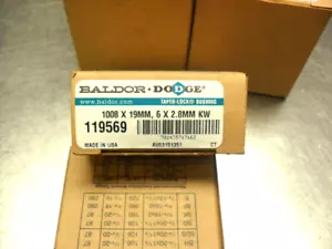 BALDOR / DODGE 119569 1008 X 19MM 6 X 2.8MM KW NIB - Picture 1 of 3