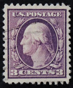 U.S. Used Stamp Scott #501 3c Washington. XF. Unobtrusive Cancel. A Gem! - Picture 1 of 2