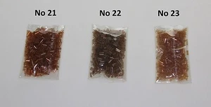 Brown Chestnut Chocolate Cocoa 4mm Bugle Beads Sewing Craft Jewellery - Picture 1 of 1