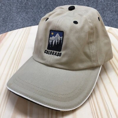 Boné de beisebol masculino Colorado Ouray Sportswear bege sistema operacional logotipo bordado ajustável - Imagem 1 de 4