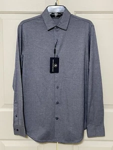 NWT Hart Schaffner Marx size S blue long sleeve button up shirt men's $98 - Picture 1 of 9
