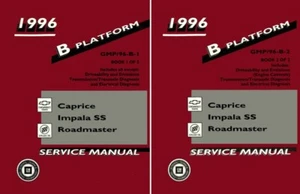 1996 Buick Roadmaster, Chevrolet Caprice, Impala SS Shop Service Repair Manual - Picture 1 of 1
