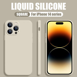 Fino Liquid Silicona Suave Funda Para iPhone 15 14 13 11 12 Pro MAX XR 8 7 Cover