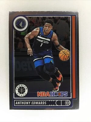 2022-23 Panini Chronicles Hoops Premium Stock Anthony Edwards #587 - Image 1 of 2