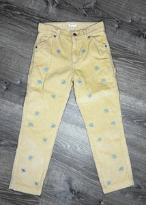 Pantalones PacSun Niños Niñas Bordados Setas Pana Tiro Alto Pierna Recta Talla 8 - Imagen 1 de 5