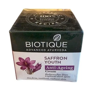 Biotique Advanced Ayurveda Safran Jugend Anti-Aging Creme alle Hauttypen 50g - Bild 1 von 5