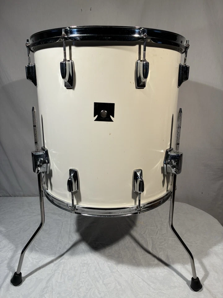 Tambor Tom Tama Imperialstar 16” X 16” de piso vintage años 80 BLANCO MIJ Foto 1 de 4