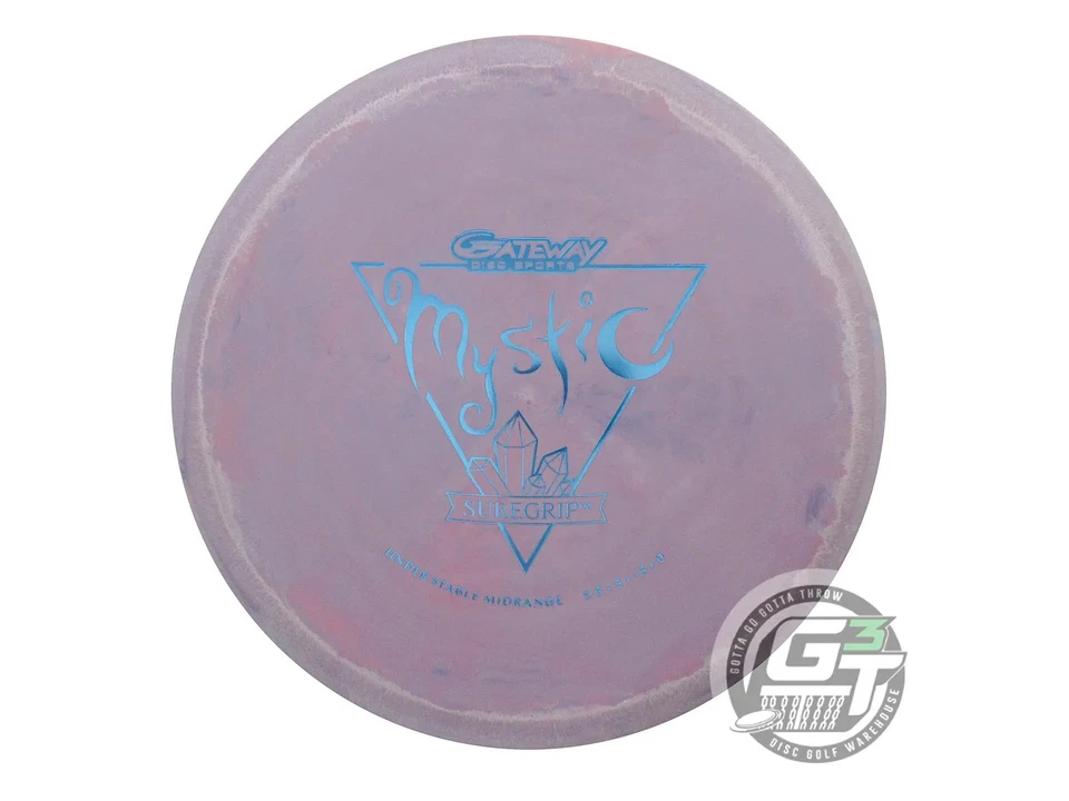 NEW Gateway SureGrip Mystic 167g Purple Blue Foil Midrange Golf Disc - Image 1 of 1