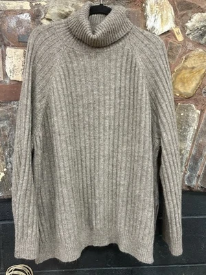 Suéter para mujer XL marrón H&M cuello alto Foto 1 de 4