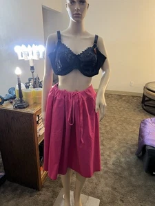 Butter Soft STRETCH Women's 2Pocket Drawstring Scrub Skirt 3x pink - Picture 1 of 17