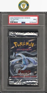 2000 Pokemon Neo Genesis Pack 1st Edition Lugia PSA 9 - Picture 1 of 2