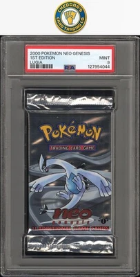 2000 Pokemon Neo Genesis Pack 1st Edition Lugia PSA 9 - Image 1 of 2