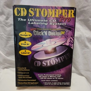 CD Stomper Pro The Ultimate CD Professional Looking Labeling System Factory Seal - Picture 1 of 6