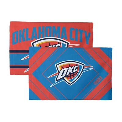 Toalla abanico multicolor geométrica mezcla algodón/poliéster NBA Thunder Pick-N-Roll (2 Foto 1 de 4