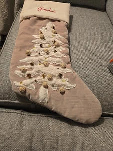 Pottery Barn Oma Strumpf verziert Baum und Ornamente 20" - Bild 1 von 6