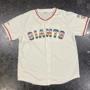 Camiseta de béisbol SAN FRANCISCO GIANTS Pride, talla XL, LGBTQ+, arco iris, adulto, MLB - Imagen 1 de 11