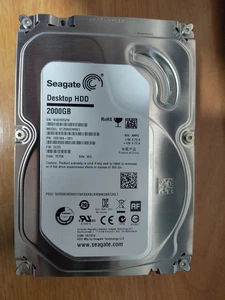 Seagate Barracuda 2TB Internal 7200 RPM 3.5" (ST2000DM001) HDD - Picture 1 of 2