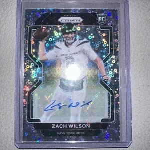 Zach Wilson 2021 Prizm No Huddle Prizm RC Auto SP #332 - Foto 1 di 2