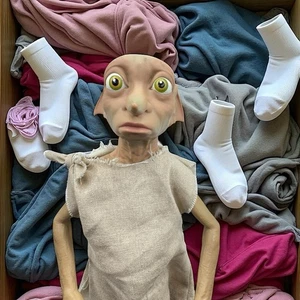 Muñeca Dobby Elf posable Universal Studios Wizarding World of Harry Potter 12 pulgadas - Imagen 1 de 16