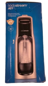 SodaStream Jet Soda Maker Black Silver. One CO2 Canister Included. No Bottle. - Picture 1 of 11